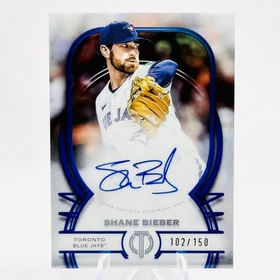 SHANE BIEBER 2026 Topps Tribute Autograph Blue /150 #TA-SB - Blue Jays