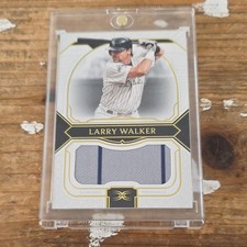 Larry Walker Jumbo Patch Relic /50! Topps Definitive 2024 Rockies