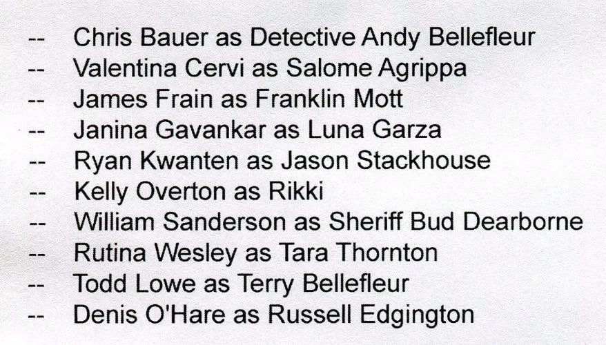 True Blood Archives Autograph Card Lot 10 Cards Rittenhouse 2013 - Image 3 of 4