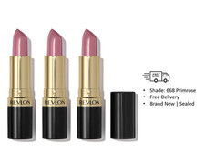 Revlon Super Lustrous Lipstick, 668 Primrose, New Sealed, Pack Of 3