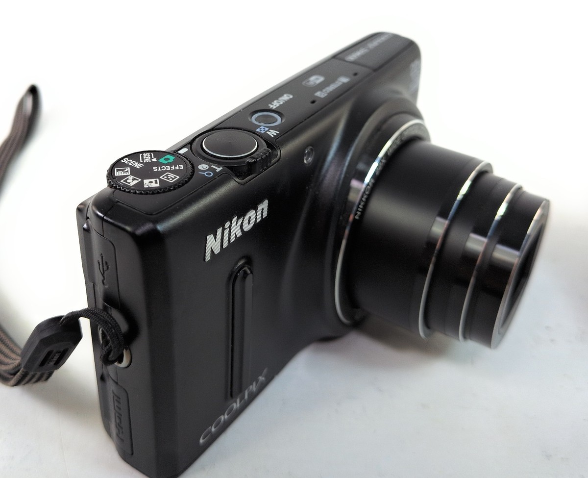 Nikon COOLPIX S9600 16.0MP Digital Camera - Black for sale online