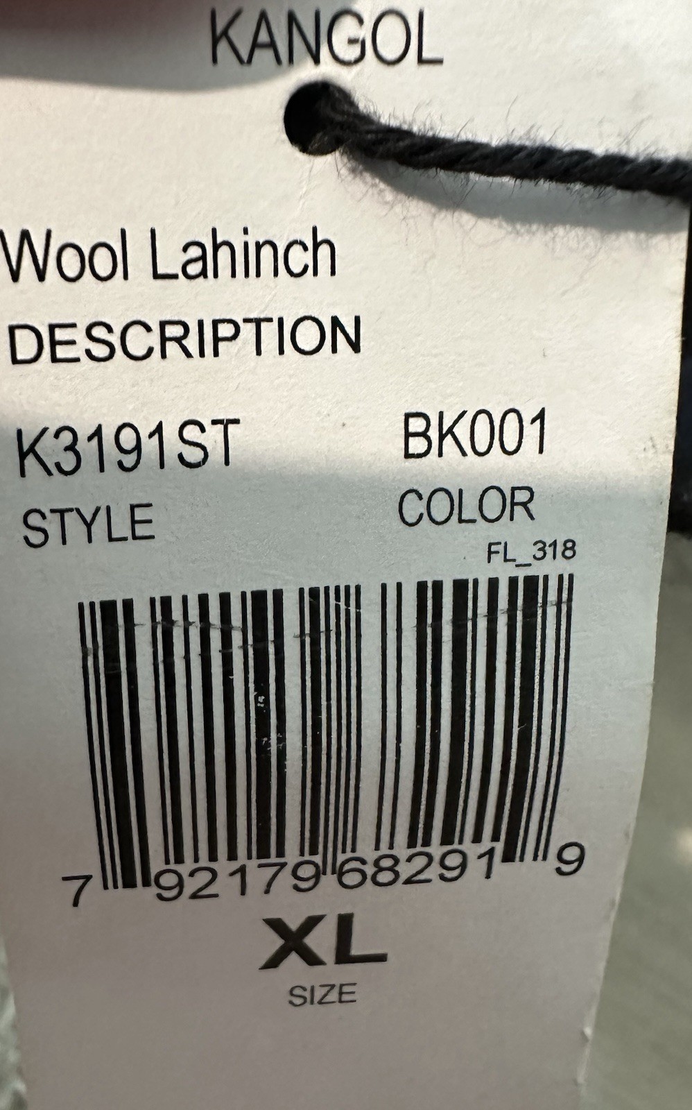Kangol Men's XL wool Lahinch Bucket Hat NWT image 5