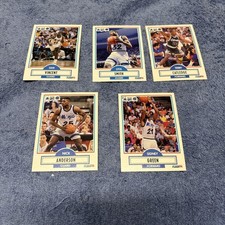 1990-91 Fleer Orlando Magic Lot Of 5