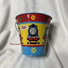 Thomas Tank Engine Metal Pail Bucket 6” Tall 7” Dia Schylling 1999 Tin