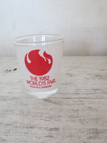 World's Fair Knoxville, TN 1982 Souvenir SHOT GLASS, Brochure, Ticket Info - Picture 2 of 6