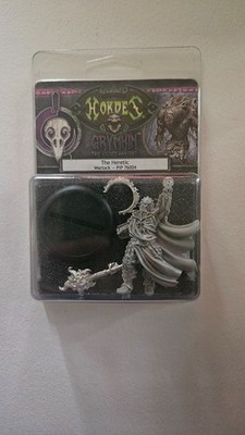 Hordes Grymkin The Heretic Warlock NIB PIP76004 Wicked Harvest Sealed Unpainted