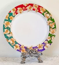 Interntional Tableworks: The Old Salem Collection Floral Dinner Plates *2pc *11"