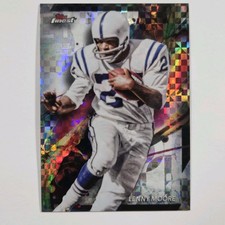 2024 Topps Finest - Common Lenny Moore #4 Checkerboard Refractor Baltimore Colts