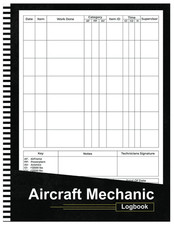 Aircraft Mechanic Logbook: AMT Technician Log...