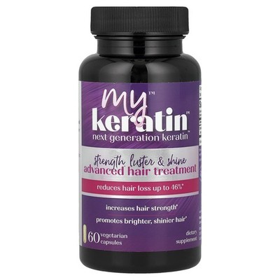 MyKeratin , Advanced Hair Treatment, 60 Vegetarian Capsules (250 mg per Capsule)