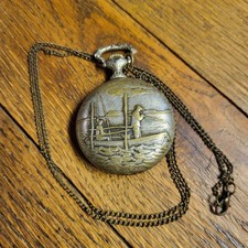 Arnex 17 jewel pocket watch incabloc swiss made Aged Patina Works,keeps GoodTime