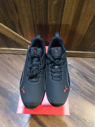 Scarpe da ginnastica Puma Viz Runner Sport Basket Uomo Nero 37647102