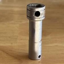 Snap On 3/8" Deep Socket 3/8" Drive Modified Milled & Drilled Aircraft Aviation