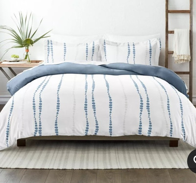 New!! Full/Queen Pattern 3PC Duvet Cover Ultra Soft/ Wrinkle Free by Kaycie Gray