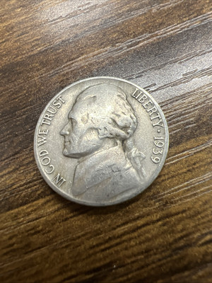 1939 Jefferson Nickel One In Average Circulation Nice Coins