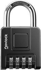 Combination Lock for Outdoor Indoor Heavy Duty, Weatherproof, 4-Digit