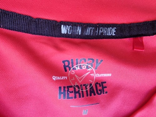 WALES RUGBY SHIRT SHORT SLEEVE RED SIZE MEDIUM - Picture 2 of 7