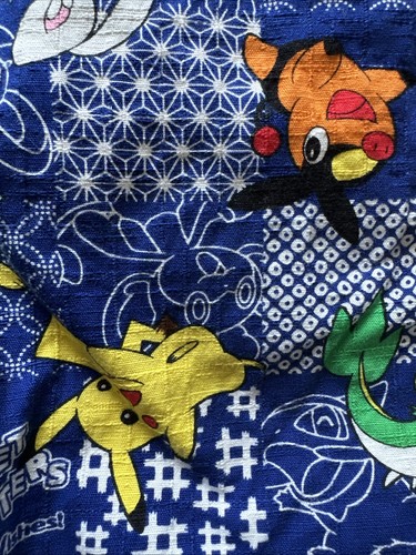 Pokémon Kids Jinbei Japanese Clothes Kimono Yukata Pikachu. Size 100cm 3-4 Yrs. - Picture 4 of 6