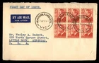 Mayfairstamps Australia FDC 1950 King George VI 3d First Day Cover aaz_39423