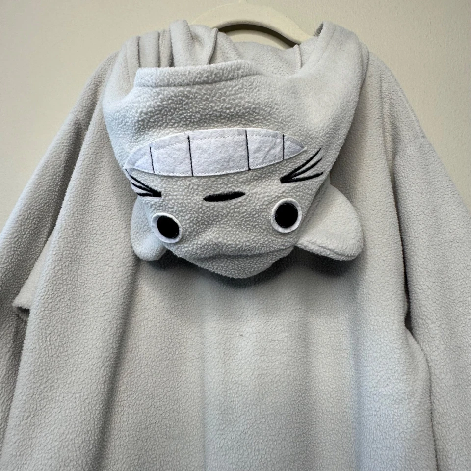 Disfraz TOTORO Una Pieza Niños 115 5-6 Nuevo Cosplay Acogedor Pijama Halloween Mameluco Foto 4 de 4