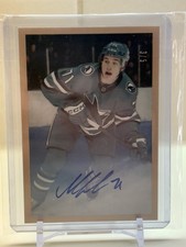 Macklin Celebrini Retro Auto /5! SSP Rookie!! On Card Auto.