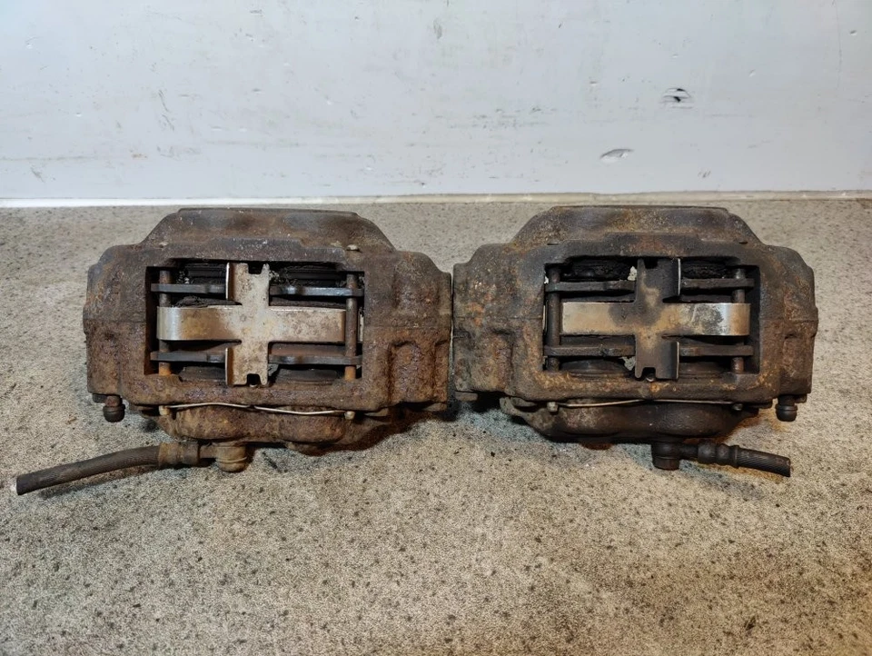 SUBARU 4 POT FRONT BRAKE CALIPERS IMPREZA LEGACY FORESTER BIG BRAKE 92-07 REFURB - Image 3 of 4
