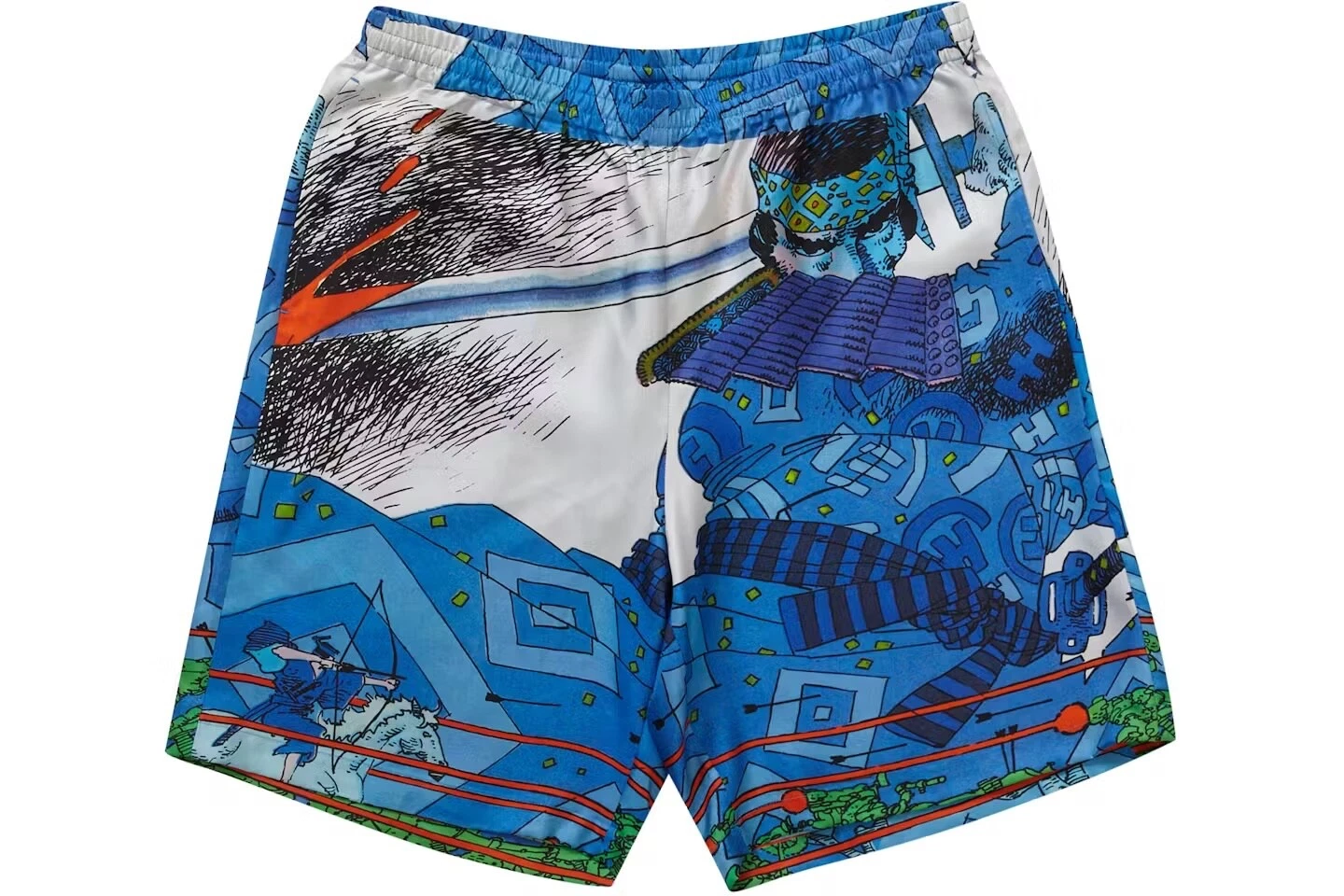 Short en soie ronin suprême bleu xxl