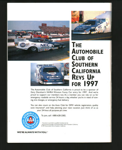 Drag Racer Magazine - March 1997 - With Calendar/Poster Kenny Bernstein NHRA - Imagen 2 de 2