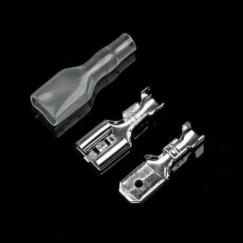 50Set 2.8/4.8/6.3mm Spade Male Female Terminals Electrical Wire Crimp Connectors - Picture 22 of 22