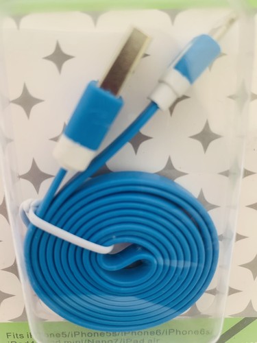 USB 6 Pin Blue 3ft/1M Cable *for Charging Only* (For iPhone and iPad) - Picture 5 of 5
