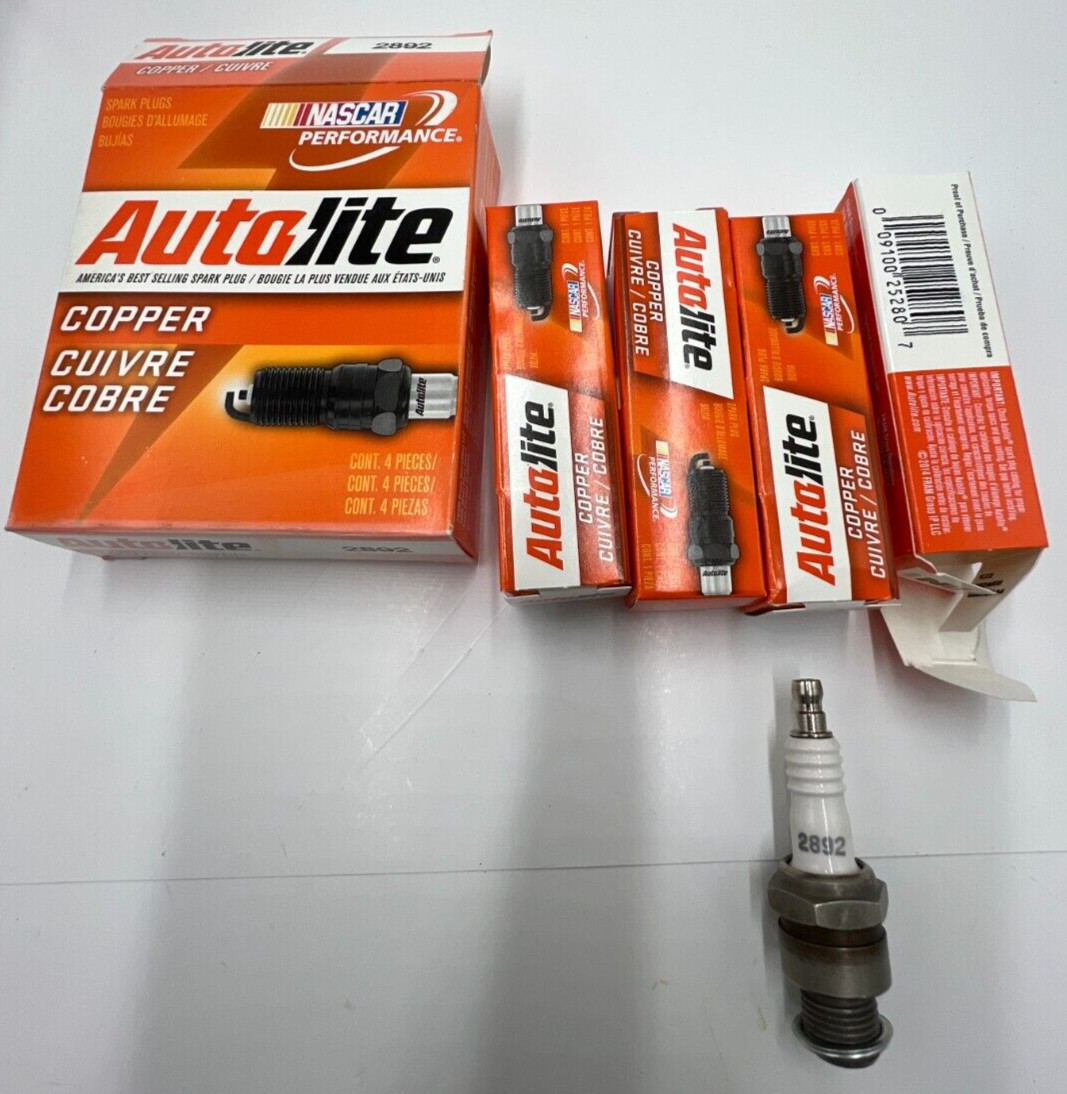 QTY 8 Autolite Nascar Performance Spark Plug 2892 for VB40FFM AVZKO