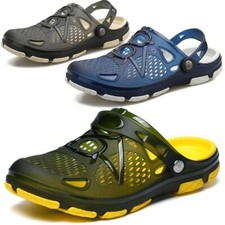 Men Slip On Garden Mules Clogs Shoes Sports Sandals Beach Water Slippers Shoe