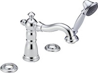 Delta T4755-lhp Victorian Roman Bathtub Faucet With Hand Shower Trim Without Han on sale Delta T4755-lhp Victorian Roman Bathtub Faucet With Hand Shower Trim Without Han on sale