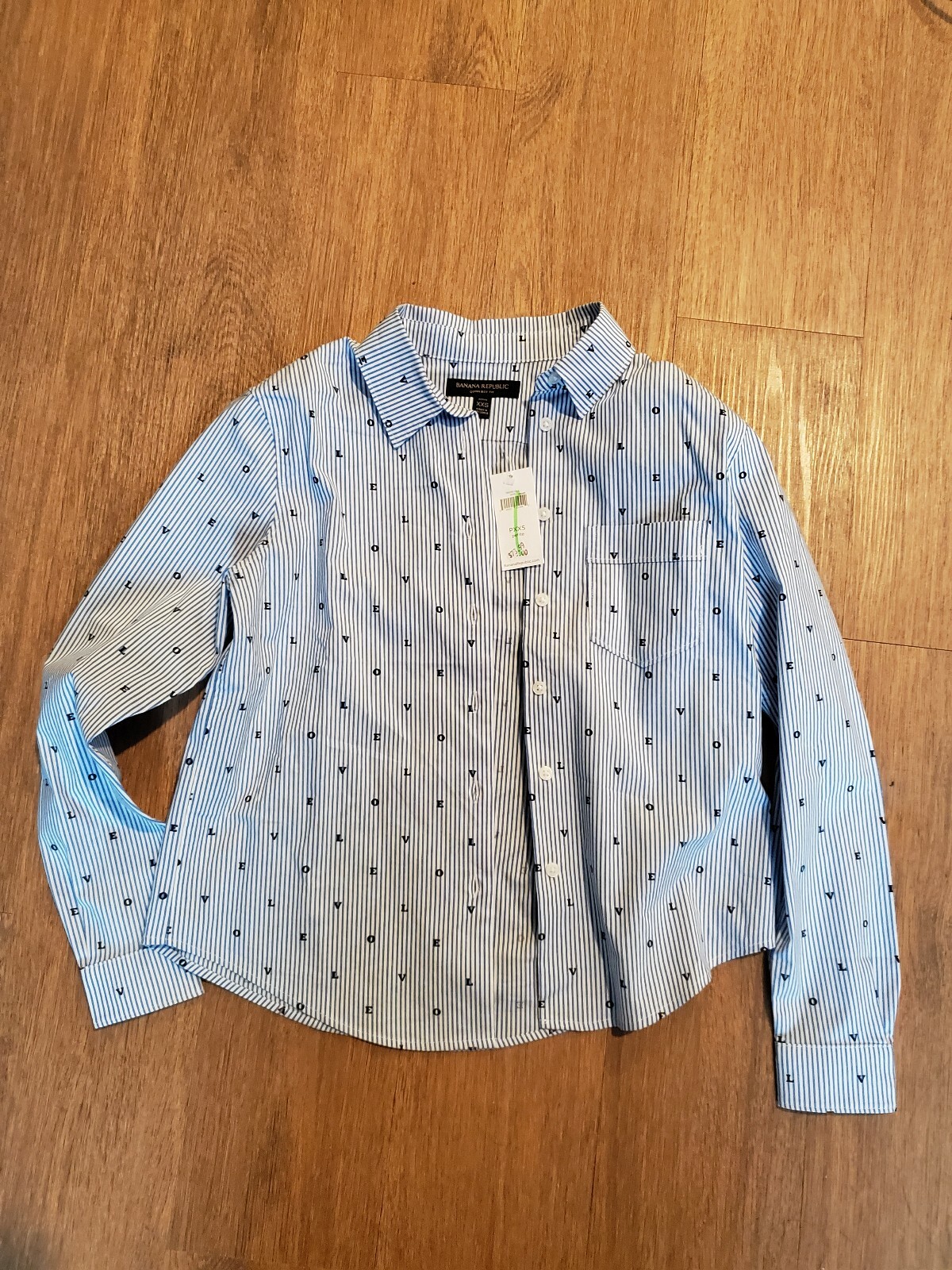 WOMEN'S BANANA REPUBLIC BUTTON DOWN SHIRT QUINN BOY FIT SIZE XXS Petite eBay