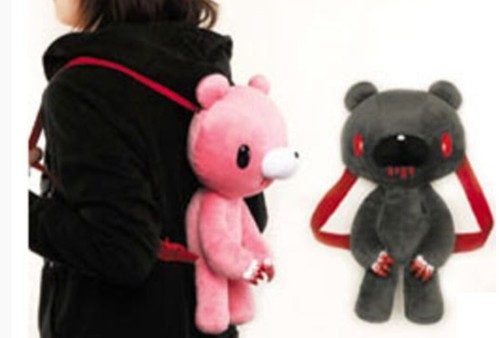 Chax-GP Gloomy Bear Gray Instinctive Plush Ruck Sack Backpack CGP-127 36cm Bag - Picture 2 of 13