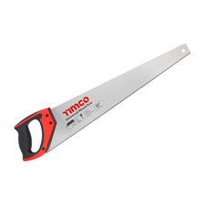 Timco Universal Wood Saw Hand Panel Sawing Cutting Carbon Steel Soft Grip 22"