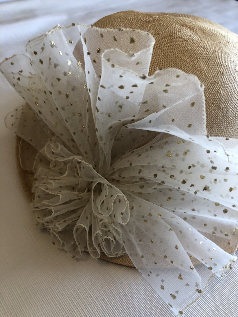 Ruth Kropveld Chapeau Creations Tan Color Straw Hat W  display picture 2