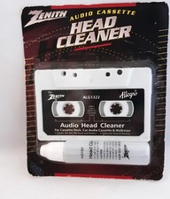 Vintage Zenith Audio Cassette Head Cleaner Kit w/ Fluid-ALG1322-Factory Sealed
