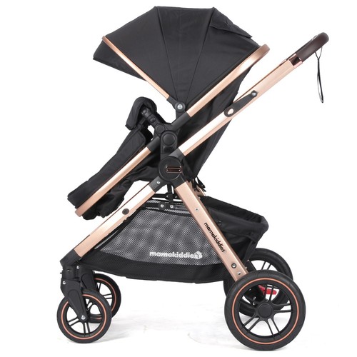 Baby Pram Stroller Mamakiddies 2in1 Pacto City Compact Light Weight Bassinet - Picture 3 of 10