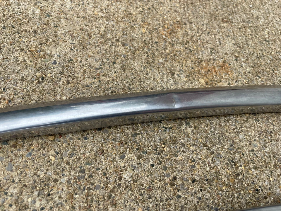 Chrysler Imperial 1956 rueda pozo moldura de acero inoxidable Foto 2 de 4