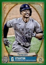 2021 Topps Gypsy Queen Green #295 Giancarlo Stanton New York Yankees