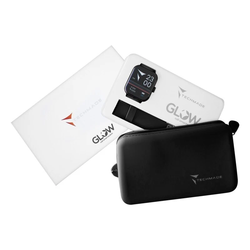Orologio Smartwatch Unisex Techmade TM-GLOW-BK Con Cassa E Cinturino Neri - Immagine 4 di 4