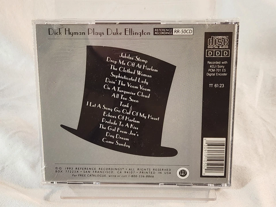 Dick Hyman Plays Duke Ellington (CD, 1993) Jazz Swing SEALED Fast FREE Ship - Image 3 of 4