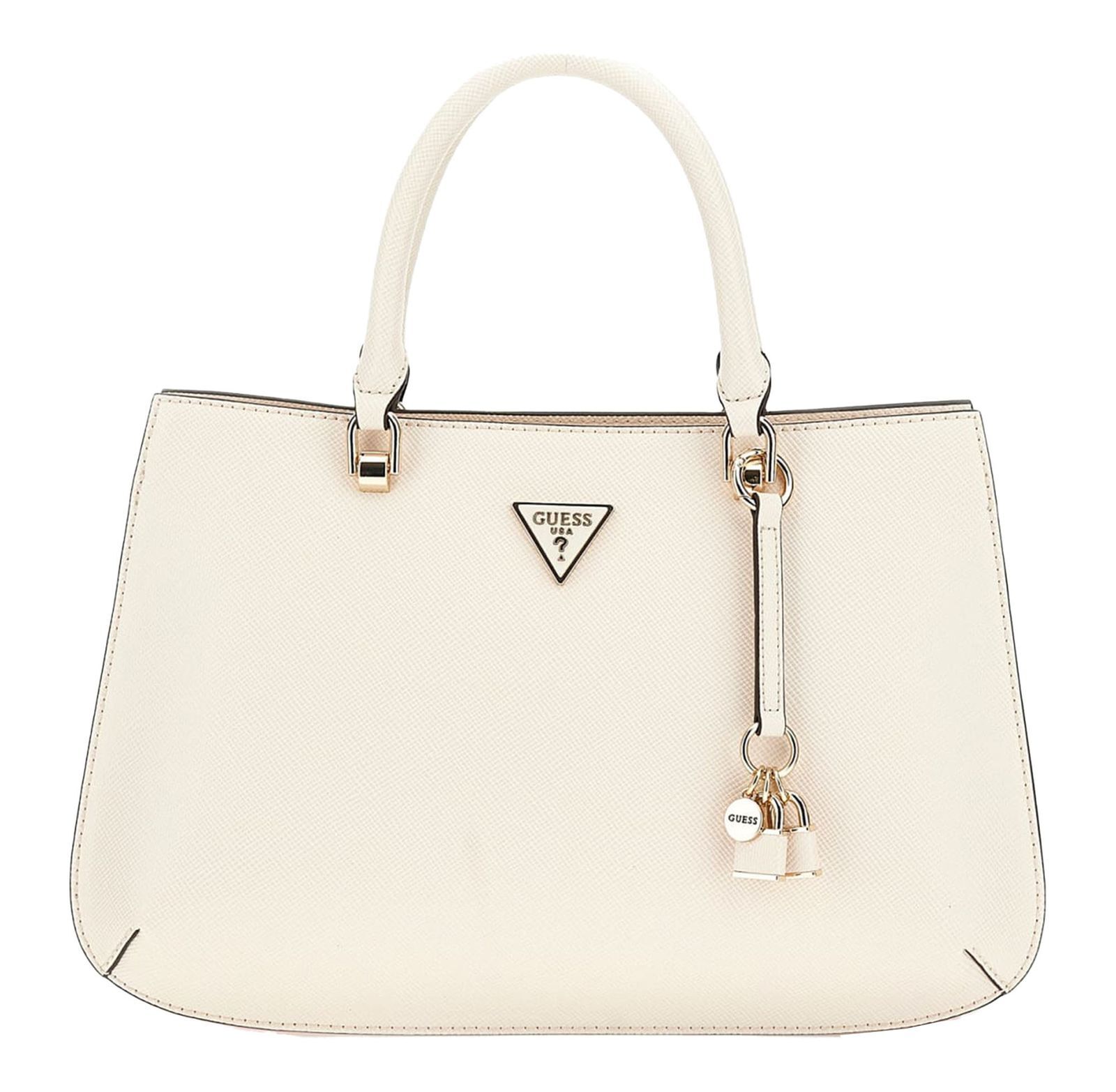 GUESS handbag Ilia Luxury Satchel Stone Multi