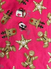 SCRUB TOP SIZES: L, XL CHRISTMAS HOLIDAY COOKIES  COCOA NWT NURSE MEDICAL VET