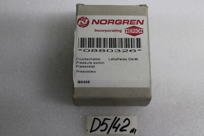 Norgren Druckschalter Typ 0880326