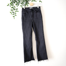 FRAME Women's Black Le Crop Mini Boot Jeans Size 24