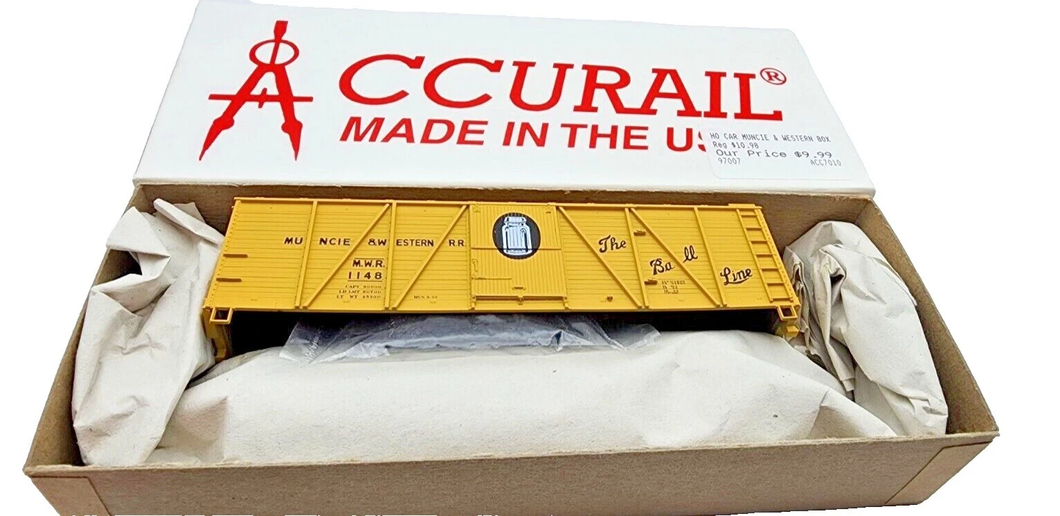Modelo de madera Accurail trenes