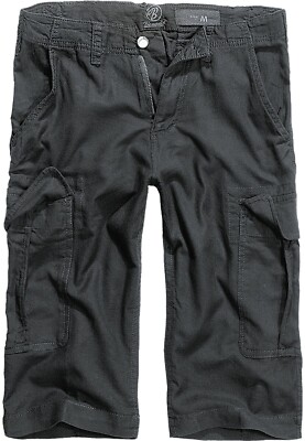 Brandit Hosen Havannah Cargo Shorts Herren Kurze Hose Black Gr XS - 2XL BD22005