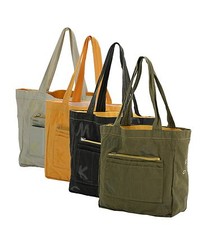 Mandarina Duck Shopping Comprador Algodón Bolso de la Mujer Bolsa con Asas Bolsa